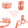 Panglică Satin Double Face – Shades of Red & Peach