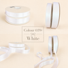 Panglică Satin Double Face – Shades of White / Cream