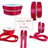 Panglică Satin Single Face – Shades of Red & Peach
