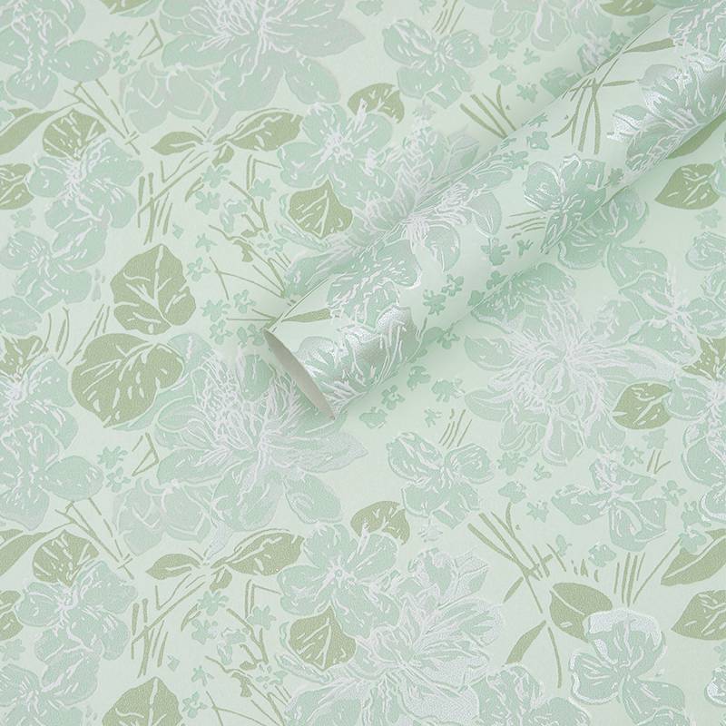 Hârtie ambalaj floral P-HYYS – 52x58cm – culoare 082 Green Mint