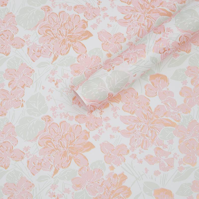 Hârtie ambalaj floral P-HYYS – 52x58cm – culoare 165 Lt Pink