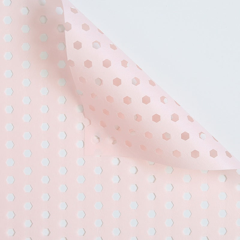 Hârtie ambalaj floral P-YYXL – 58x58cm – culoare 165 Lt Pink