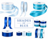 Panglică Satin Single Face – Shades of Blue