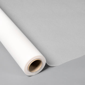 Florist paper with white glitter 70 cm x 25 m