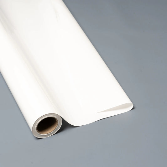 Florist Paper Gloss/Matte White 70cm x 25m