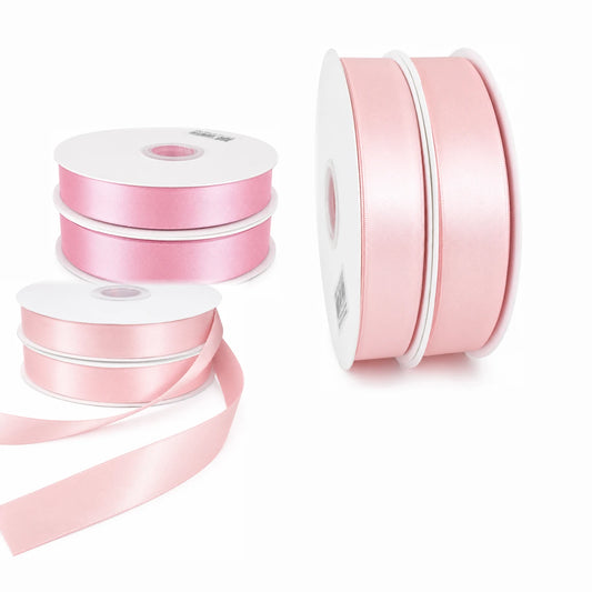Panglică satin – Shades of Light Pink – Ribonia