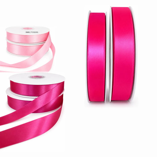 Panglică satin – Shades of Pink – Ribonia