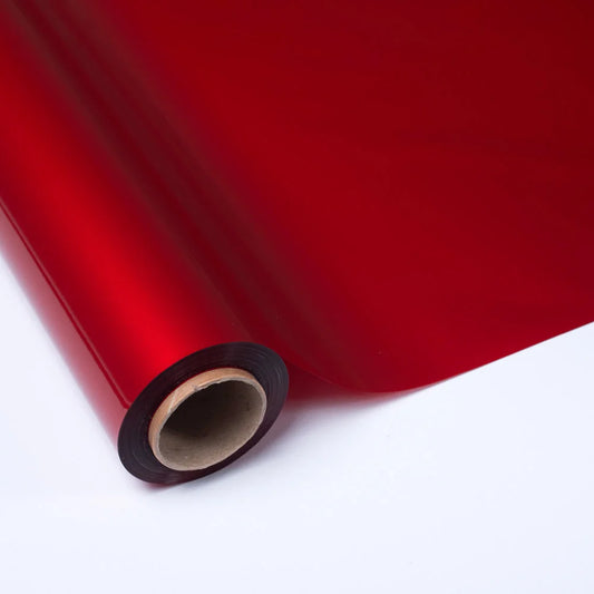 Polypropylene roll printed background glossy red-matte red