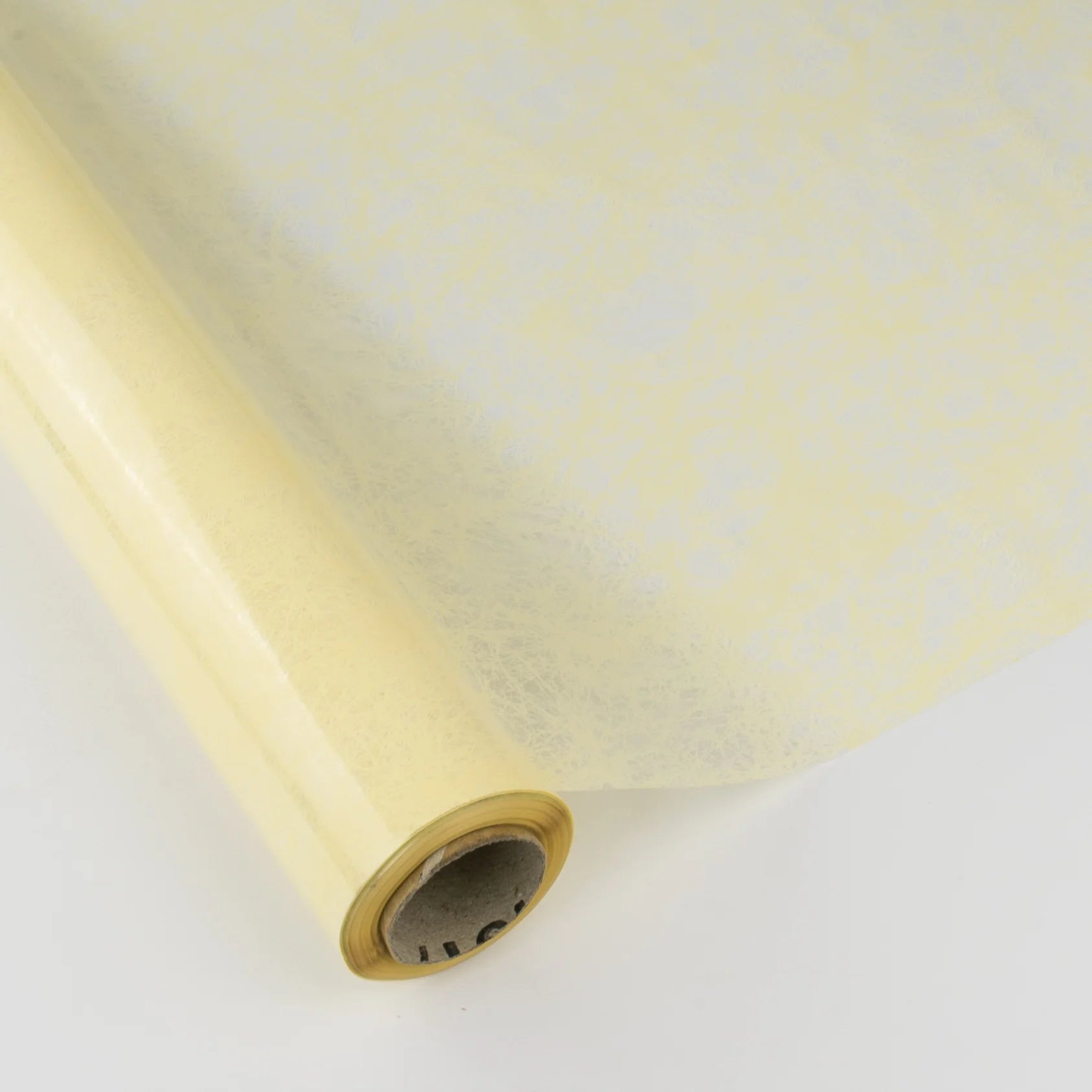 Transparent Polypropylene Gift Wrap with Cream Threads