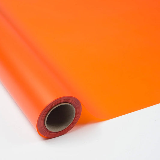Polypropylene roll printed background matt orange