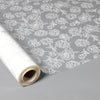 Transparent Polypropylene Spool White Roses